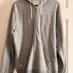 Old Navy Gray Zip-Up Sweater